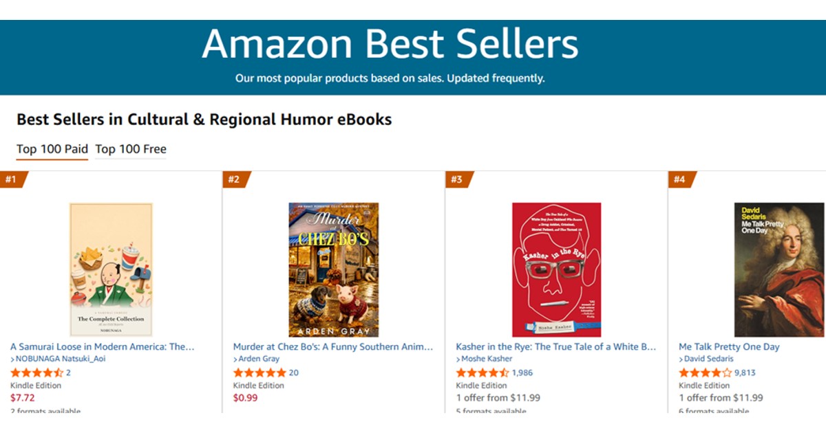 Amazon Best Sellers: #1 A Samurai Loose in Modern America