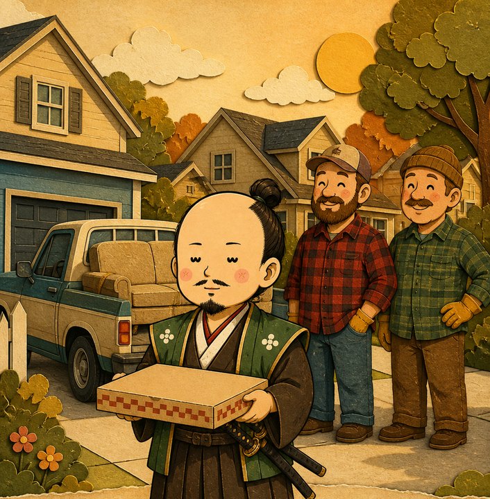 A Samurai Loose in Modern America Volume Two cover