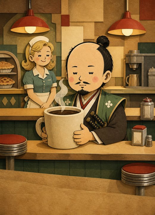 A Samurai Loose in Modern America Volume Two cover