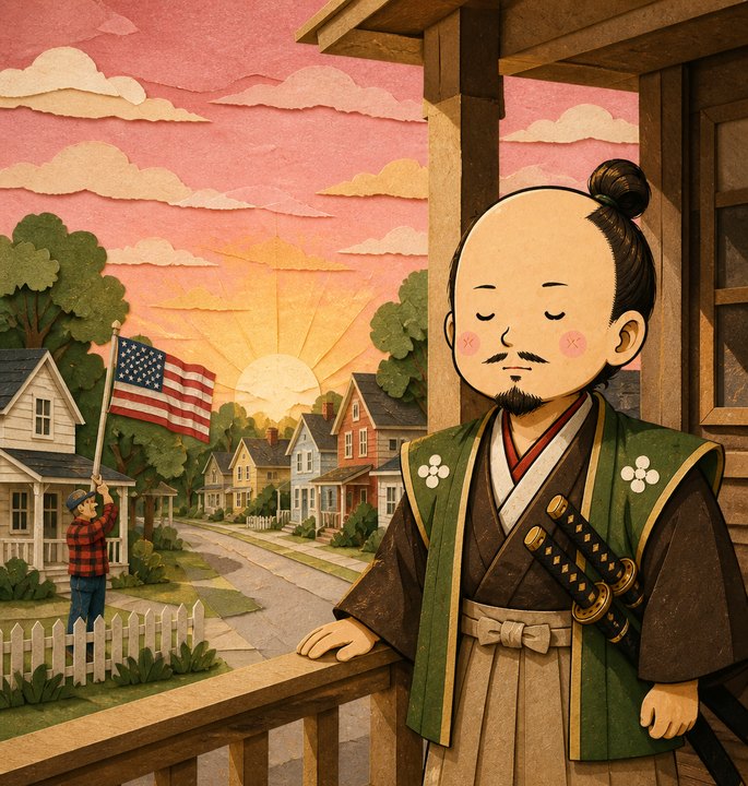 A Samurai Loose in Modern America Volume Two cover